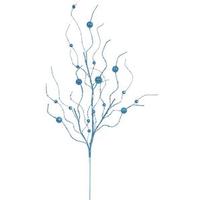 Vickerman 37" Turquoise Glitter Ball Spray (6 pack)