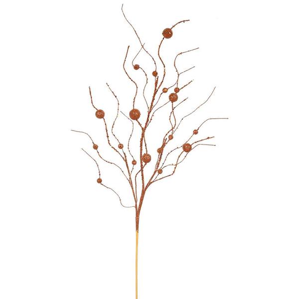 37" Copper Glitter Ball Spray (6 pack)