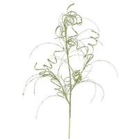 Vickerman 35" Lime Glitter Curly Spray