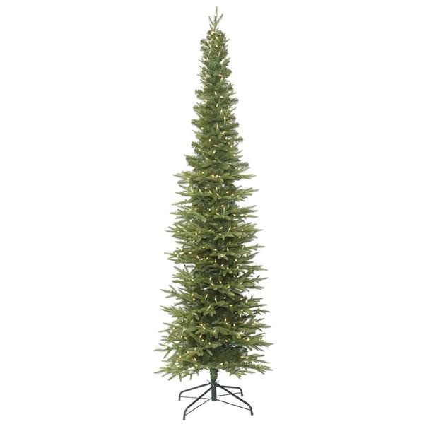 3.5' x 20" Artificial Bixley Pencil Fir Tree with 150 Clear Lights