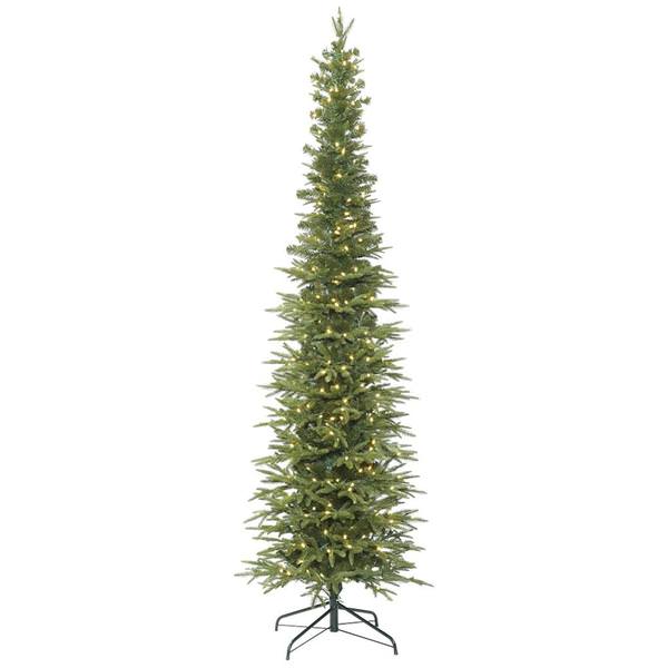 3.5' x 20" Artificial Bixley Pencil Fir Tree with 150 Warm White LED Lights