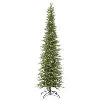 Vickerman 3.5' x 20" Artificial Bixley Pencil Fir Tree with 150 Warm White LED Lights