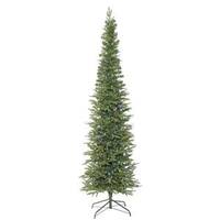 Vickerman 3.5' x 20" Artificial Bixley Pencil Fir Tree with 150 Multi Color LED Lights