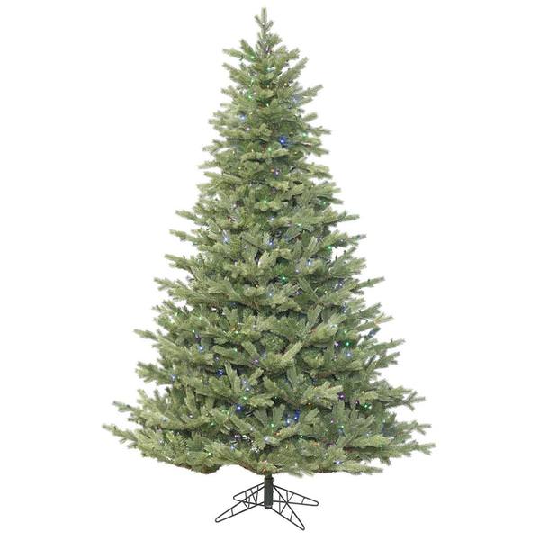 7.5' x 62" Artificial Princeston Frasier Fir Tree with 900 Multi Color LED Lights