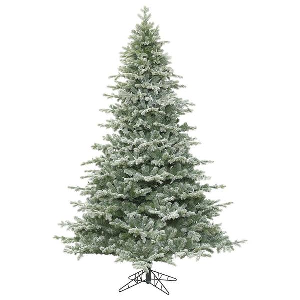 12' x 106" Artificial Frosted Denton Spruce Tree