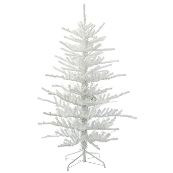 5.5' x 46" Flocked Twig Tree