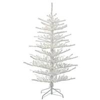 Vickerman 5.5' x 46" Flocked Twig Tree with 250 Clear Lights