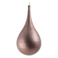 Vickerman 4" Sand Gold Matte Glitter Onion Drop Ornament