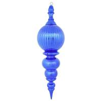 Vickerman 28" Blue Shiny Finial Ornament