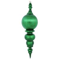 Vickerman 28" Green Shiny Finial Ornament