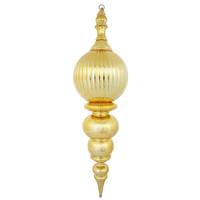 Vickerman 28" Gold Shiny Finial Ornament