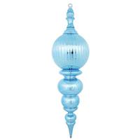 Vickerman 28" Turquoise Shiny Finial Ornament