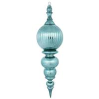 Vickerman 28" Sea Blue Shiny Finial Ornament