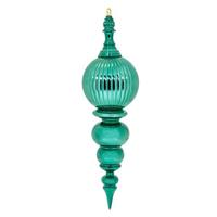 Vickerman 28" Emerald Shiny Finial Ornament