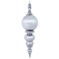 Vickerman 28" Pewter Shiny Finial Ornament