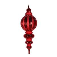 Vickerman 35" Red Shiny Glitter Finial Ornament
