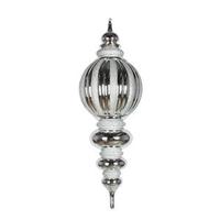 Vickerman 35" Silver Shiny Glitter Finial Ornament