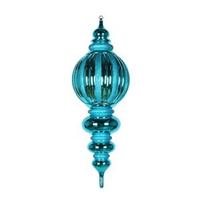 Vickerman 35" Teal Shiny Glitter Finial Ornament