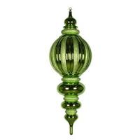 Vickerman 35" Lime Shiny Glitter Finial Ornament