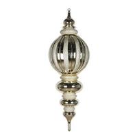 Vickerman 35" Champagne Shiny Glitter Finial Ornament