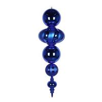 Vickerman 54" Blue Shiny/Matte Finial Ornament
