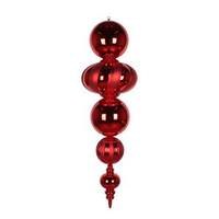 Vickerman 54" Red Shiny/Matte Finial Ornament