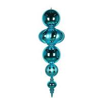 Vickerman 54" Teal Shiny/Matte Finial Ornament