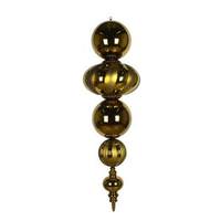 Vickerman 54" Dark Olive Shiny/Matte Finial Ornament