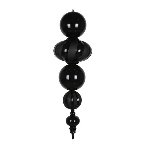 54" Black Shiny/Matte Finial Ornament