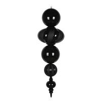 Vickerman 54" Black Shiny/Matte Finial Ornament