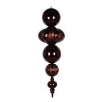 Vickerman 54" Chocolate Shiny/Matte Finial Ornament