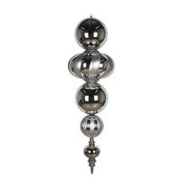 Vickerman 54" Pewter Shiny/Matte Finial Ornament