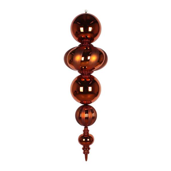 54" Copper Shiny/Matte Finial Ornament