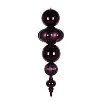 Vickerman 54" Eggplant Shiny/Matte Finial Ornament