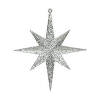 Vickerman 8" Champagne Glitter Bethlehem Star Ornament (4 pack)