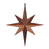 Brown Colored Christmas Tree Star Ornaments