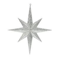View 15.75" Champagne Glitter Bethlehem Star Ornament
