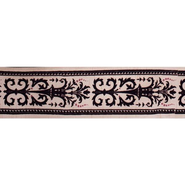 4" x 10Yd Brown-Beige Dupion Wired Ribbon