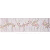 Vickerman 4" x 10Yd Ivory Acanthus Leaf Jacquard Wired Ribbon
