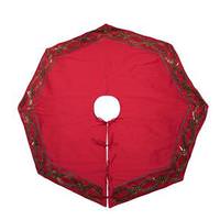 Vickerman 54" Red Sequin Swirl Tree Skirt