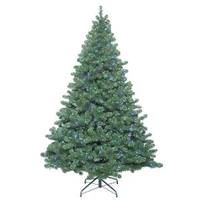 Vickerman 7.5' x 65" Artificial Oregon Fir Tree with 900 Multi Color LED Lights