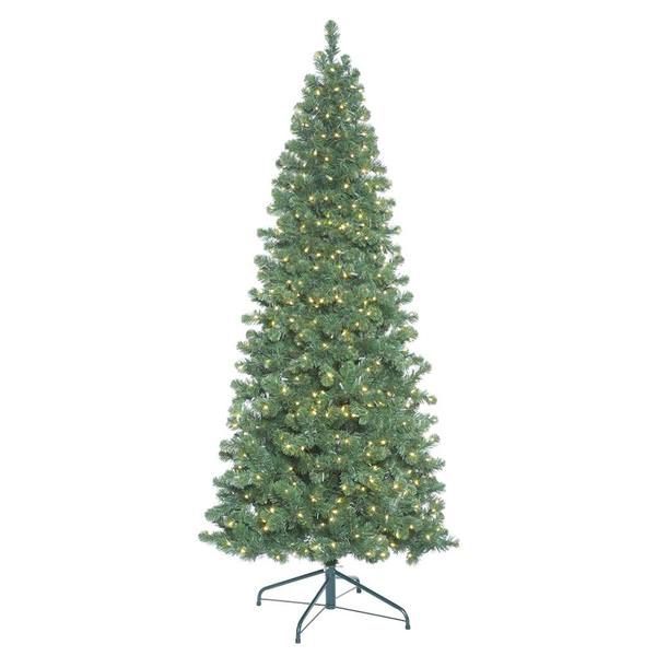 15' x 114" Artificial Oregon Fir Tree with 3,450 Warm White LED Lights
