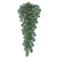 Vickerman 3' Artificial Oregon Fir Teardrop 50 Clear Lights