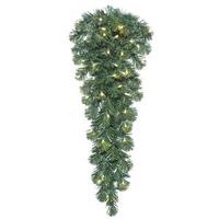 Vickerman 3' Artificial Oregon Fir Teardrop 50 Warm White LED Lights