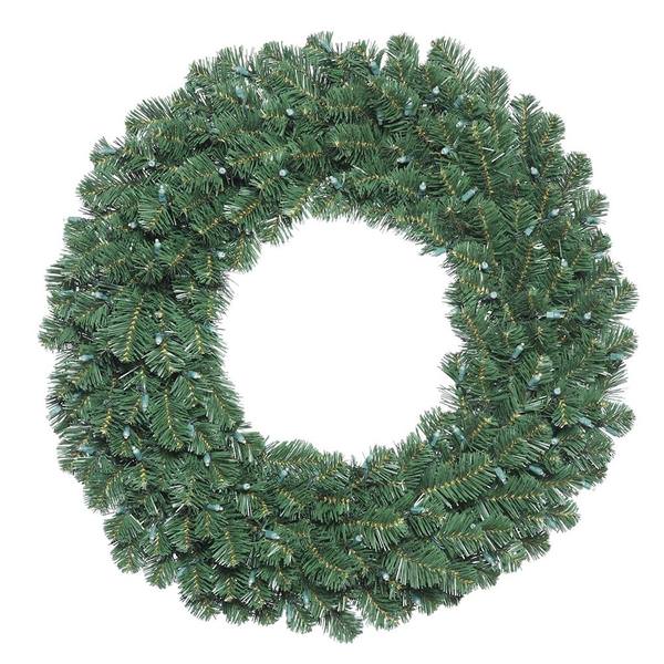 28" Artificial Oregon Fir Double Door Wreath 2 Halves
