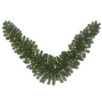 Vickerman 4' Artificial Oregon Fir Swag 50 Warm White LED Lights