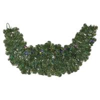 Vickerman 4' Artificial Oregon Fir Swag Garland 50 Multi-Colored LED Lights