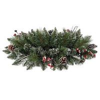 Vickerman 2' SnowTip Pine/Berry Taper Centerpiece 65 Tips