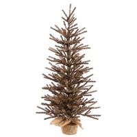 Vickerman 1.5' Chocolate Tree w/Burlap Base
