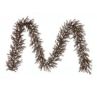 Vickerman 9' X 10" Artificial Chocolate Garland